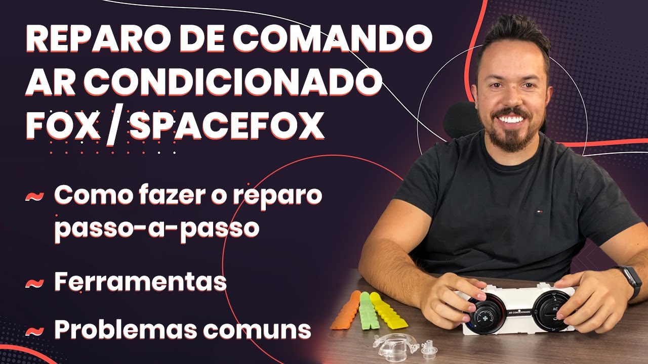COMO TROCAR O ACRILICO DO SELETOR DE VELOCIDADE DO COMANDO DO AR CONCIONADO VW FOX SPACEFOX CROSFOX