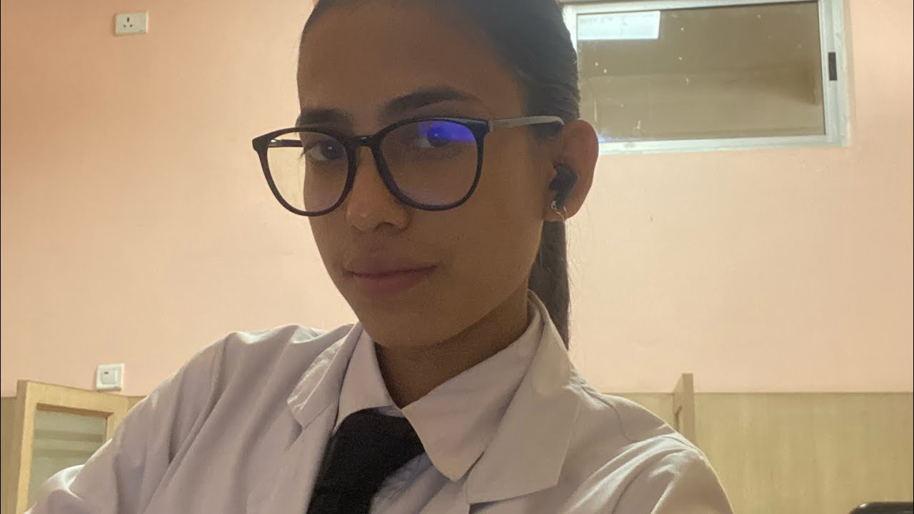 When a medical student start vlogging her day 🤭🫣