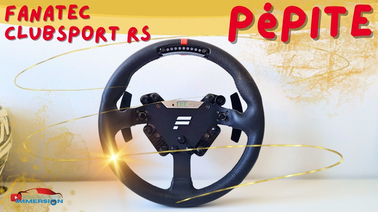 Volant rond Fanatec Clubsport RS, une perle