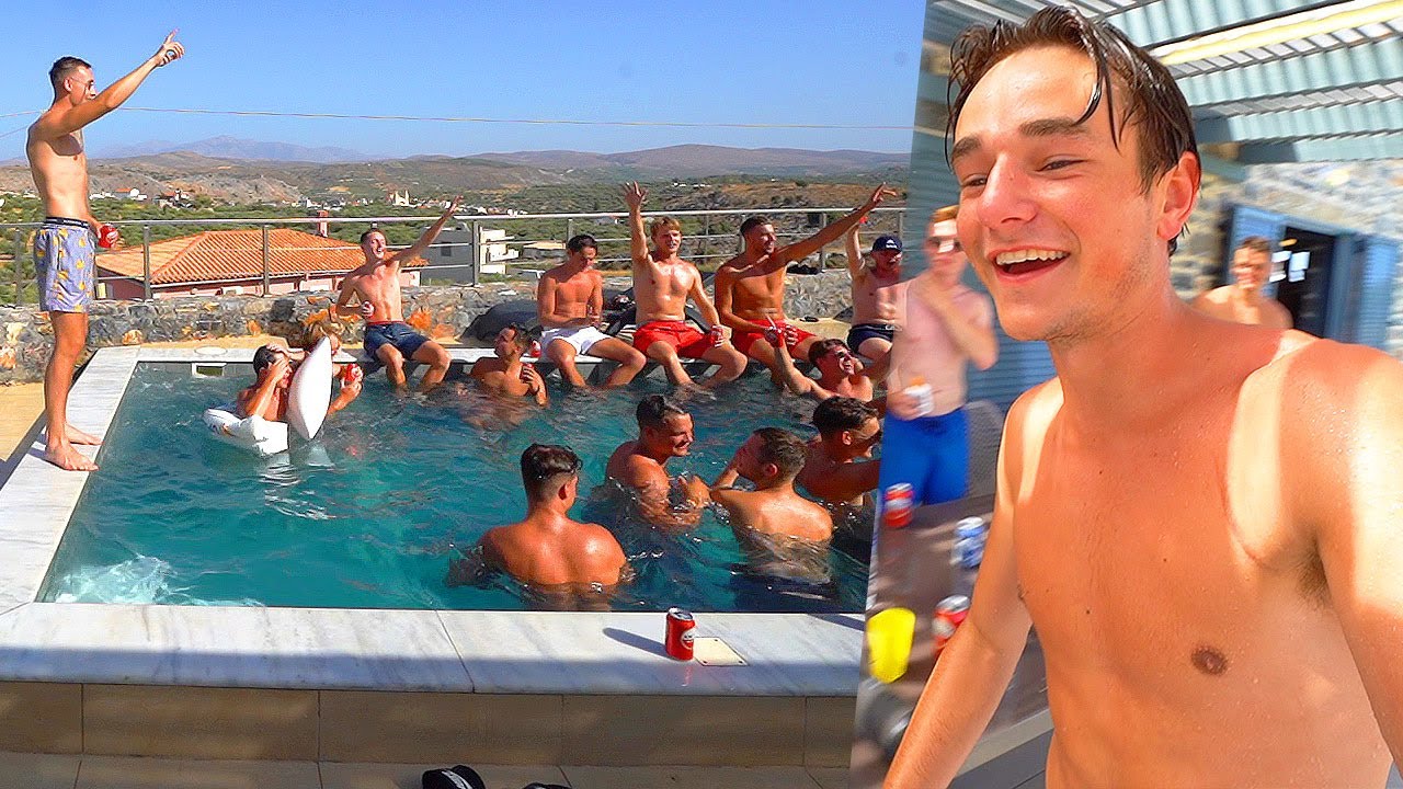 DIKKE POOL PARTY OP KRETA!