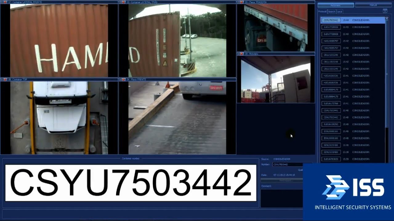 Reconhecimento de Container | ISS CARGO