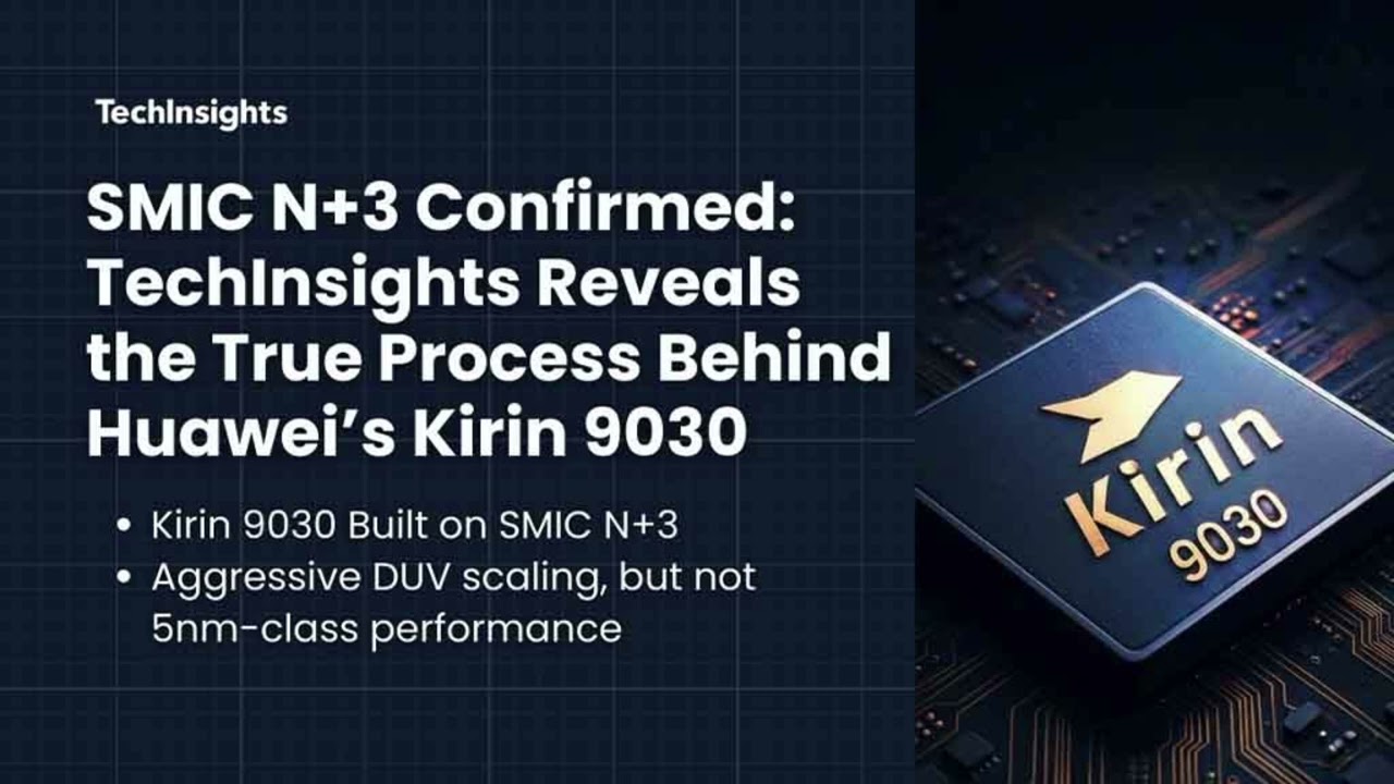 Huawei Kirin 9030 is a 5nm chip with SMIC&rsquo;s N+3