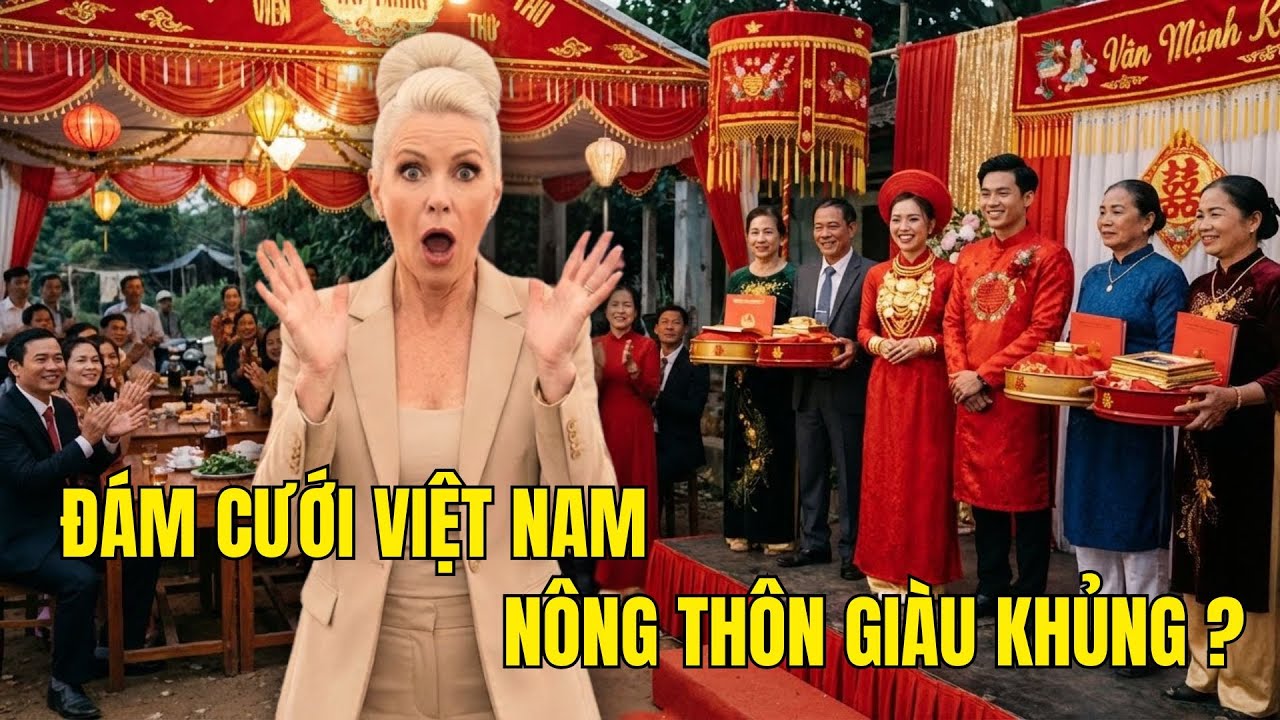 Nữ Tỷ Phú Mỹ Choáng Váng Trước Đám Cưới Làng Việt: “Đây Mới Là Giàu Thật!”
