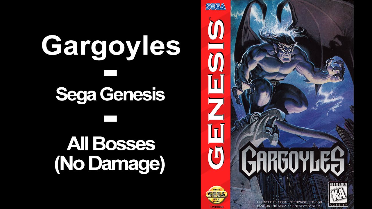 Gargoyles (Sega Genesis) - All Bosses (No Damage)