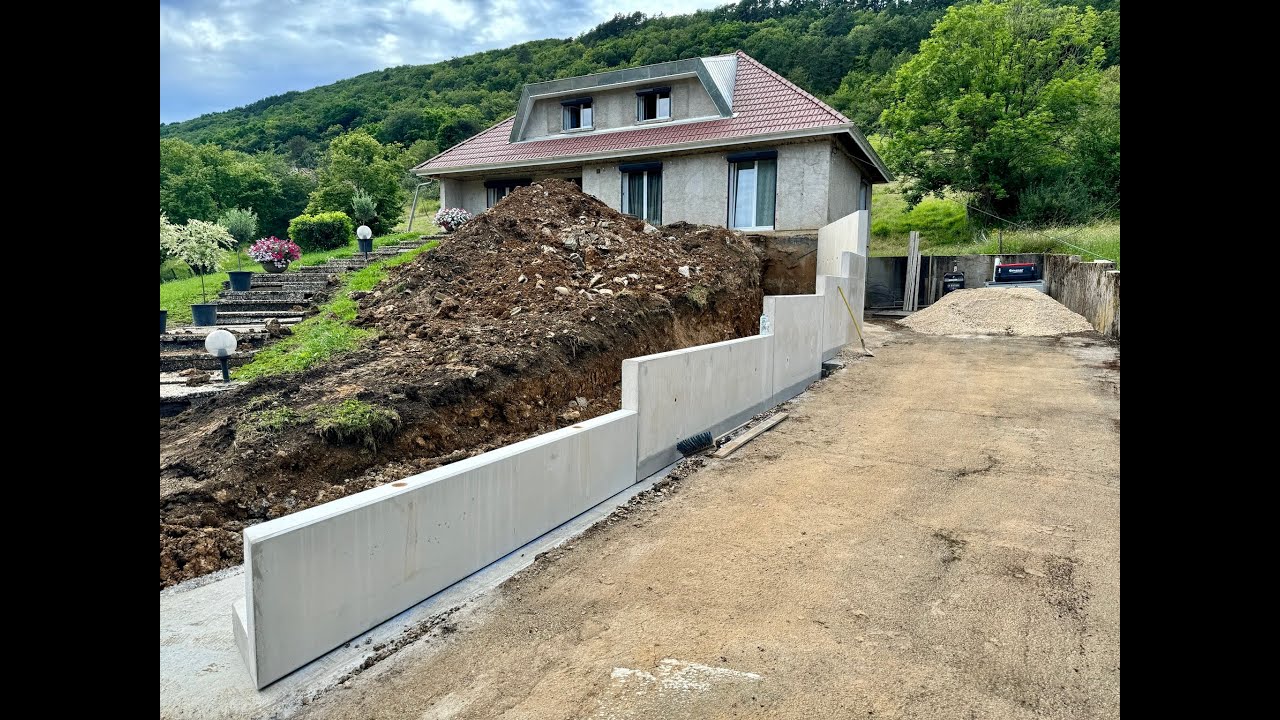Mur en Bloc Béton L