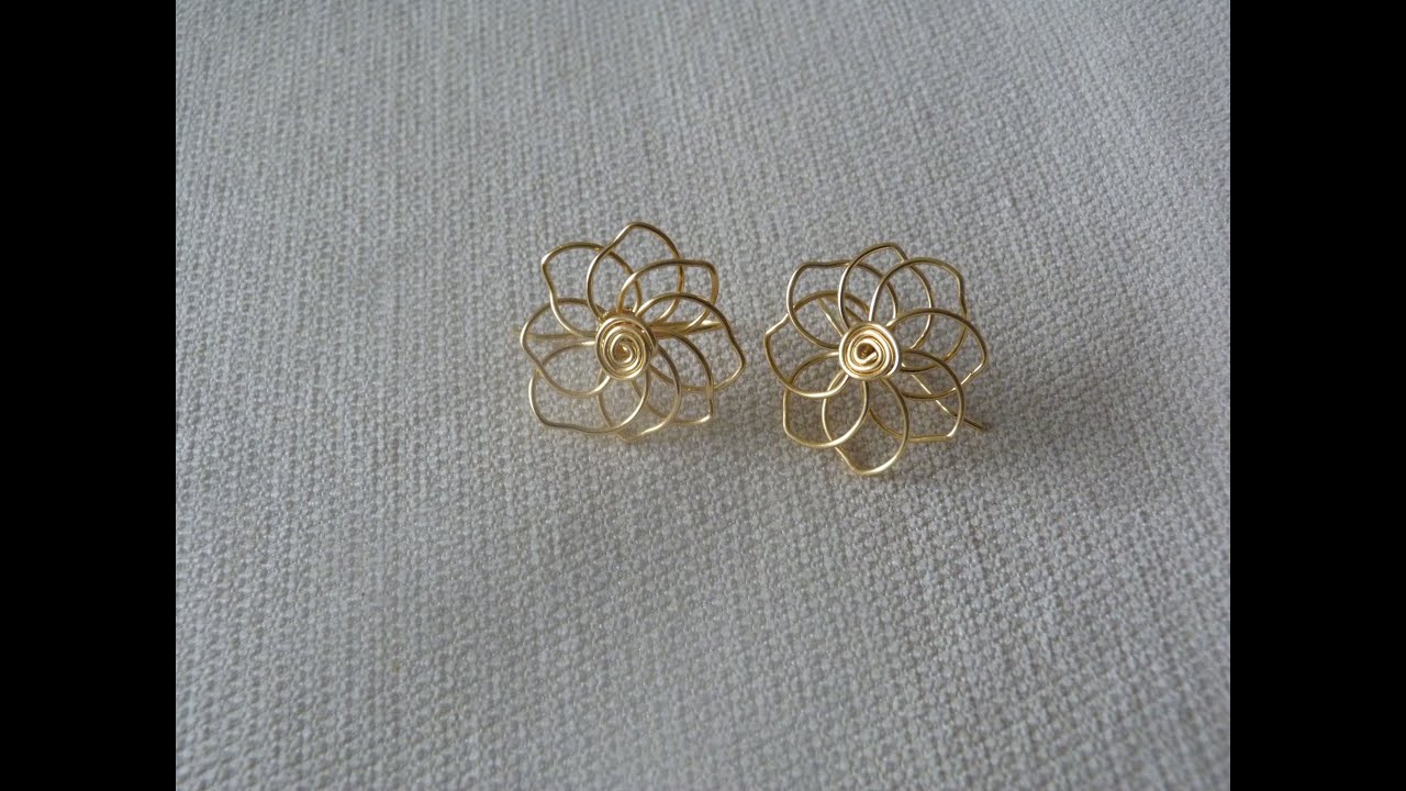 #7- Cómo hacer aros en Flor o bases para aro en Flor - Taller #Alambrismo Online