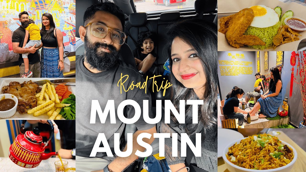 Road Trip from Singapore to Malaysia | Mount Austin 🚗 | Aza and Christin