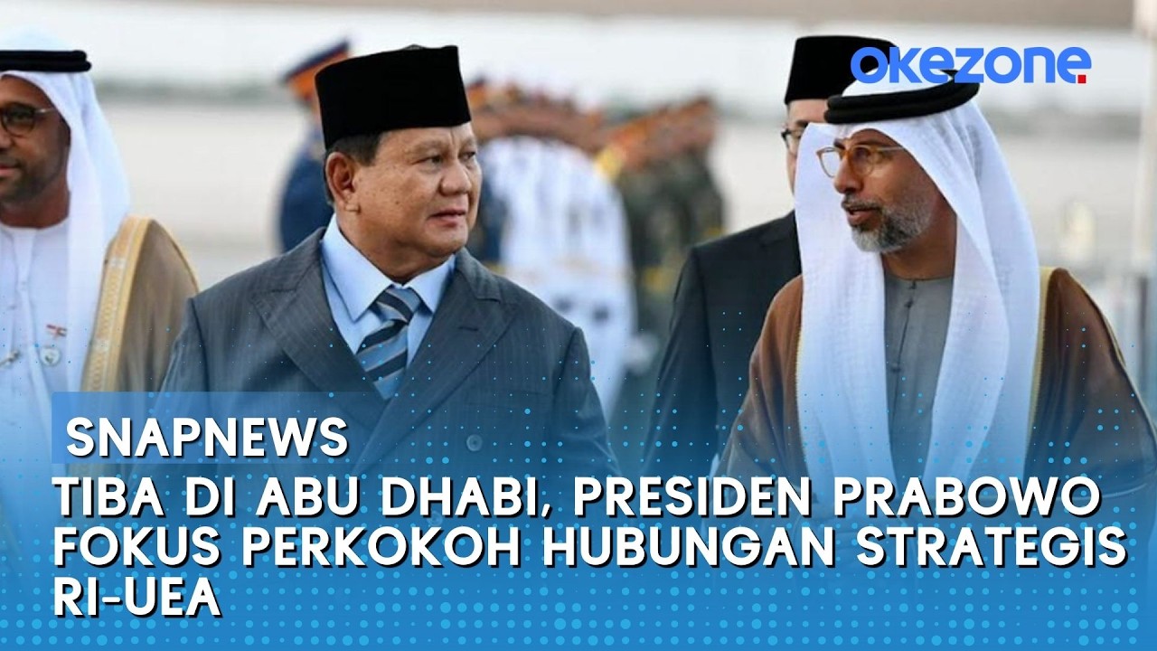 Tiba di Abu Dhabi, Presiden Prabowo Fokus Perkokoh Hubungan Strategis RI-UEA