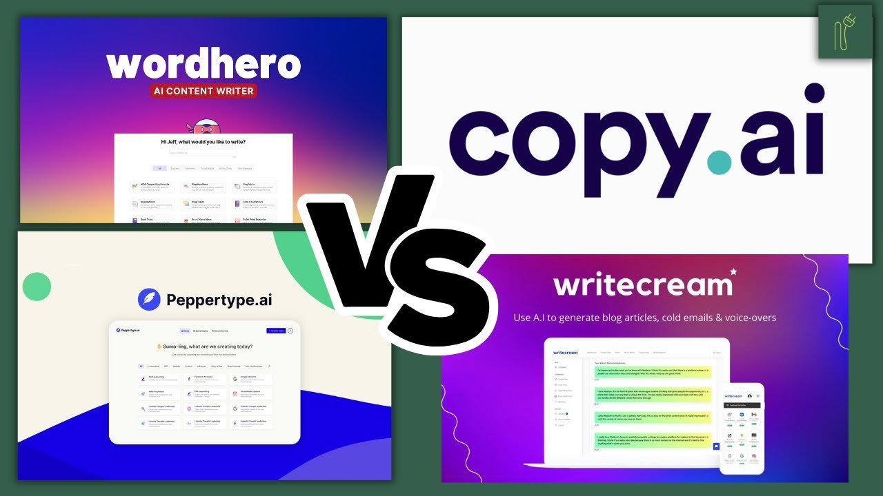 Peppertype vs Wordhero vs Writecream vs Copy AI