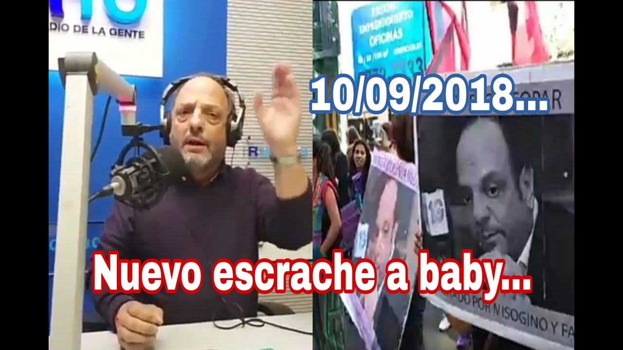 Baby etchecopar Fuerte Editorial por nuevo escrache en la Radio 10 .CN23 10 / 09 / 2018