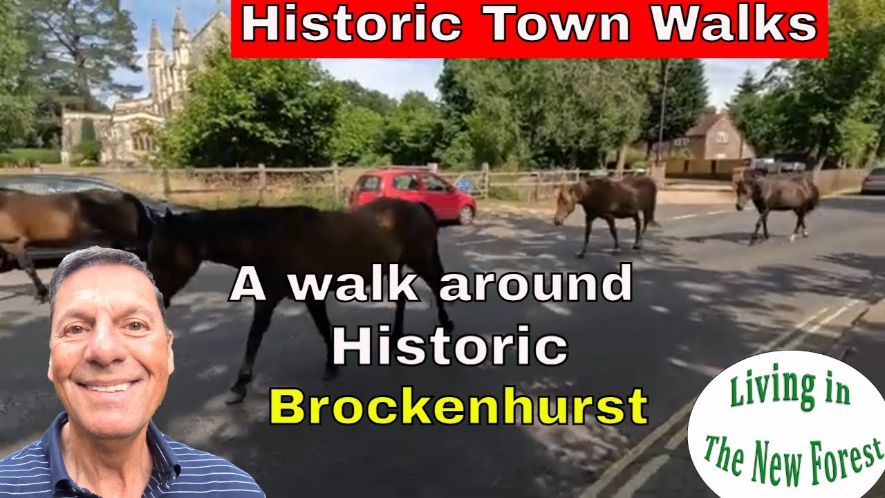 A walk around Historic BROCKENHURST in The New Forest #newforest