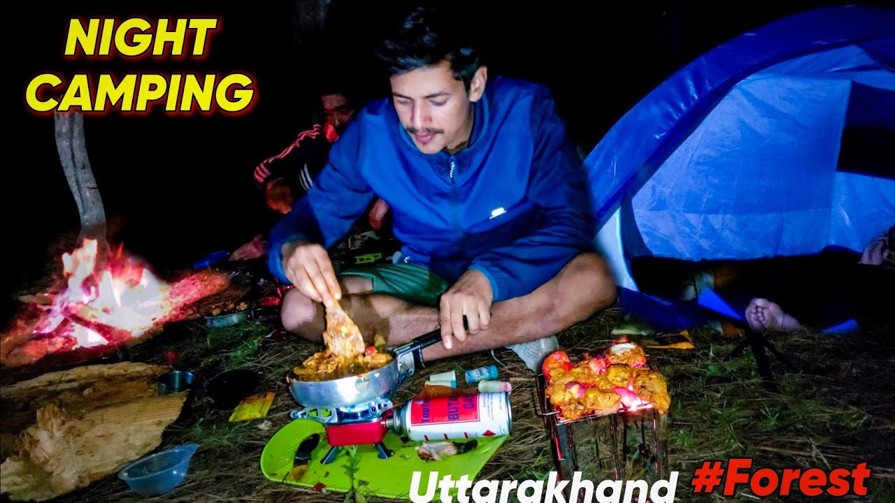 Night Camping In Uttarakhand Forest | Camping In India | Unknown Dreamer