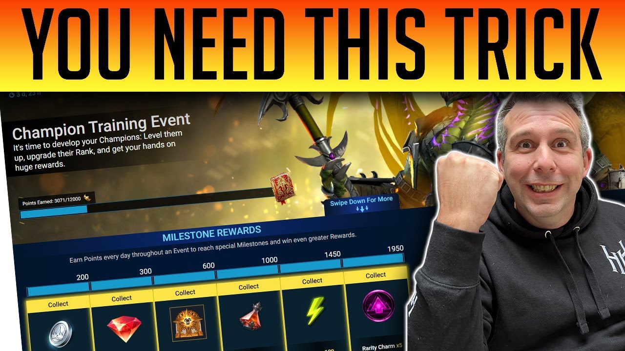 🚨CHAMPION TRAINING EVENT HACKS!🚨THESE EVENTS ARE EASY IN RAID! | Raid: Shadow Legends
