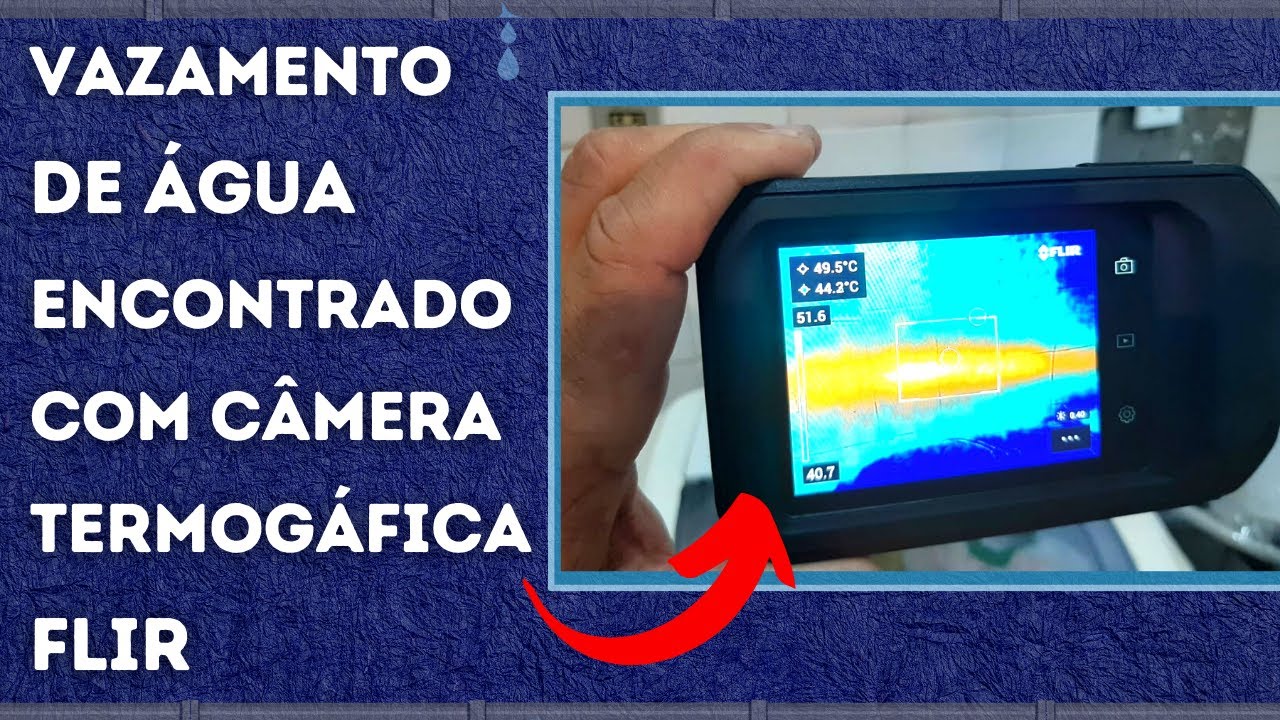 CAÇA VAZAMENTO & TERMOGRAFIA | VEJA COMO USAR CÂMERA TERMOGRÁFICA FLIR C5 PARA DETECTAR VAZAMENTOS!