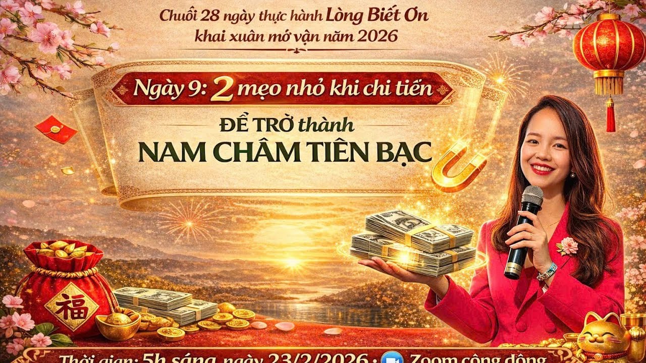 Ngày 9 Hai mẹo nhỏ khi chi tiền để trở thành nam châm tiền bạc
