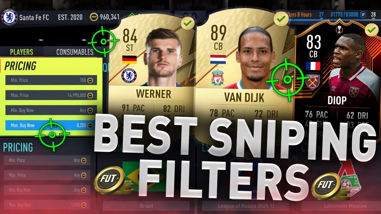 WOW! 😱 THE BEST SNIPING FILTERS #20 *MAKE 300K QUICKLY* (FIFA 22 BEST SNIPING FILTERS TO MAKE COINS)