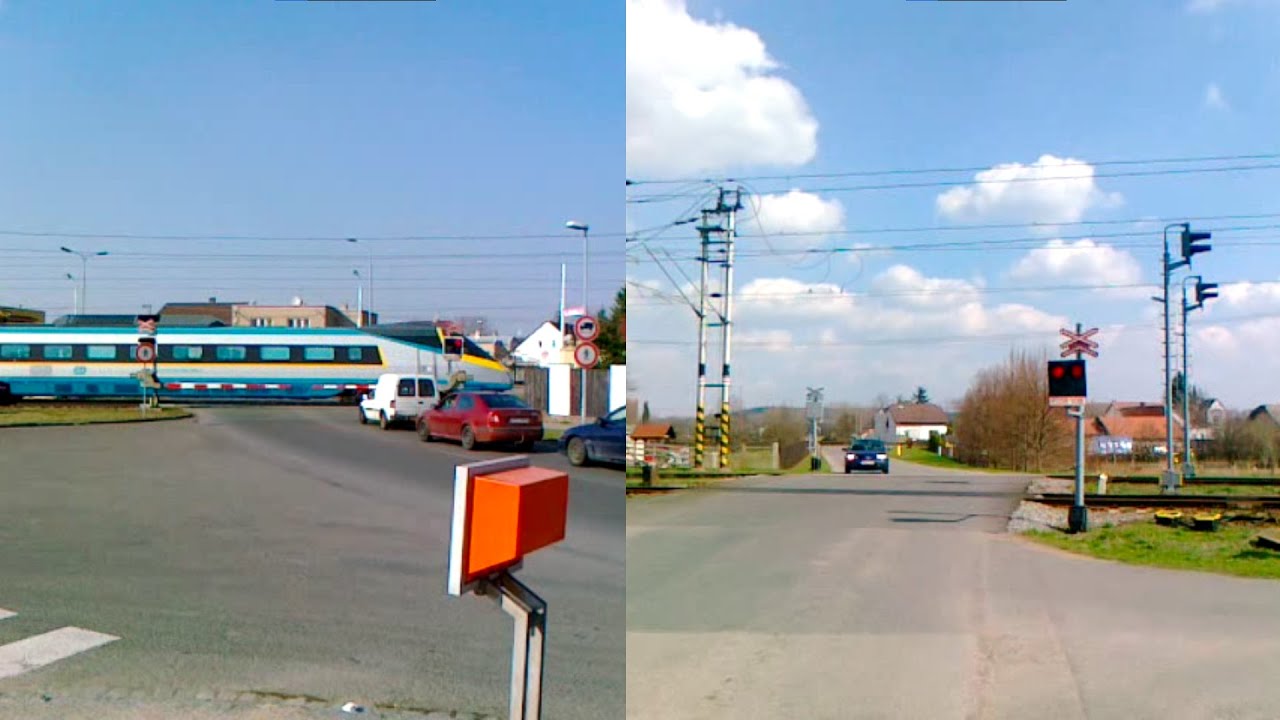 Železniční přejezdy Pardubice a okolí - JARO 2011 (30.3. - 3.4.2011) / Czech railroad crossings
