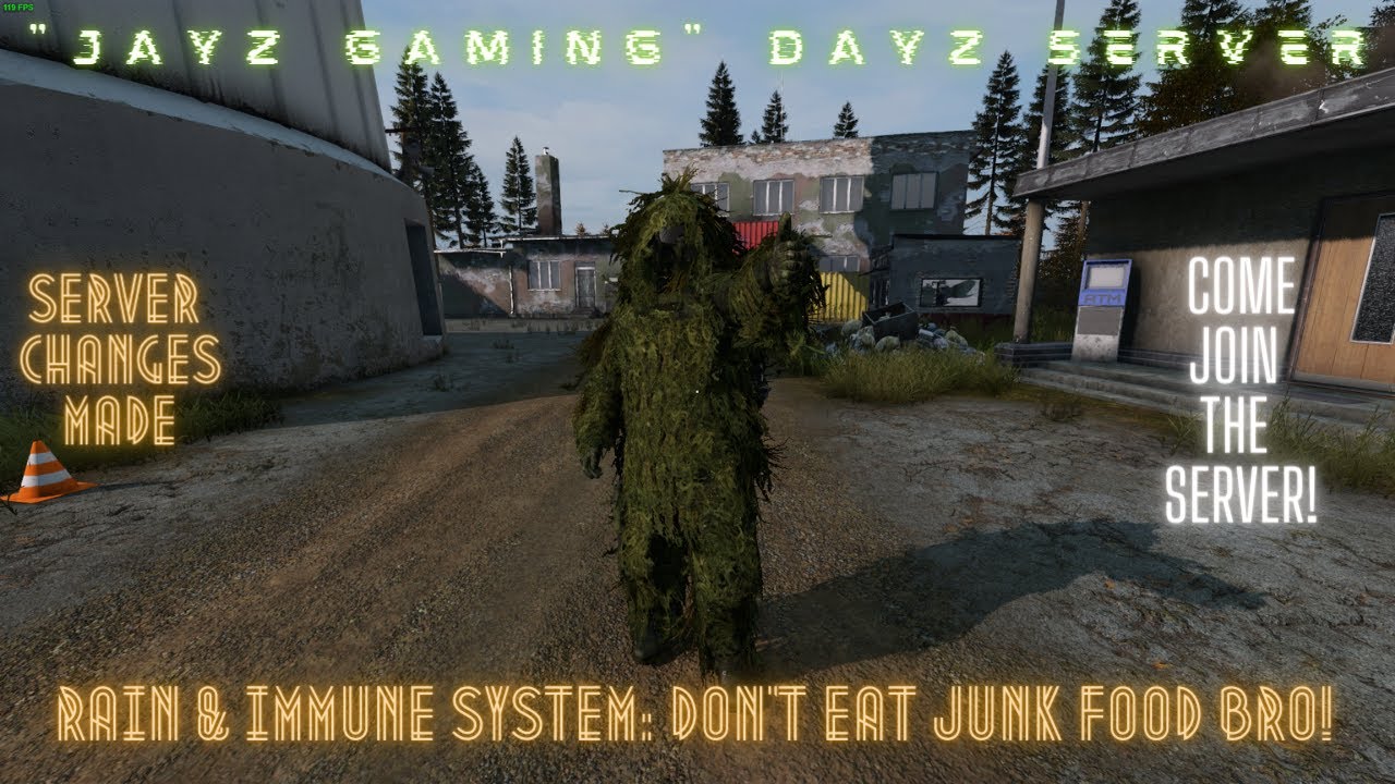 DayZ How to Change Your Name, Server Changes, Rain & Immune System.