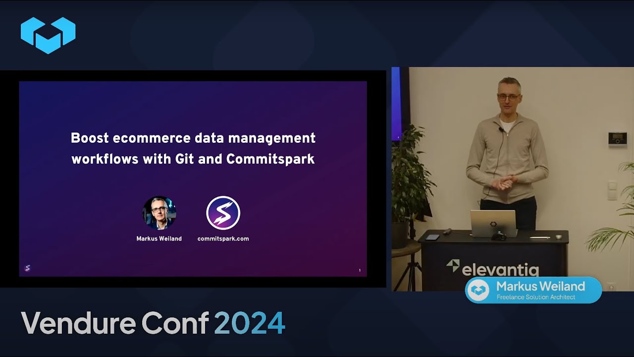 Data Management with Git and Commitspark - Markus Weiland, Vendure Conf 2024