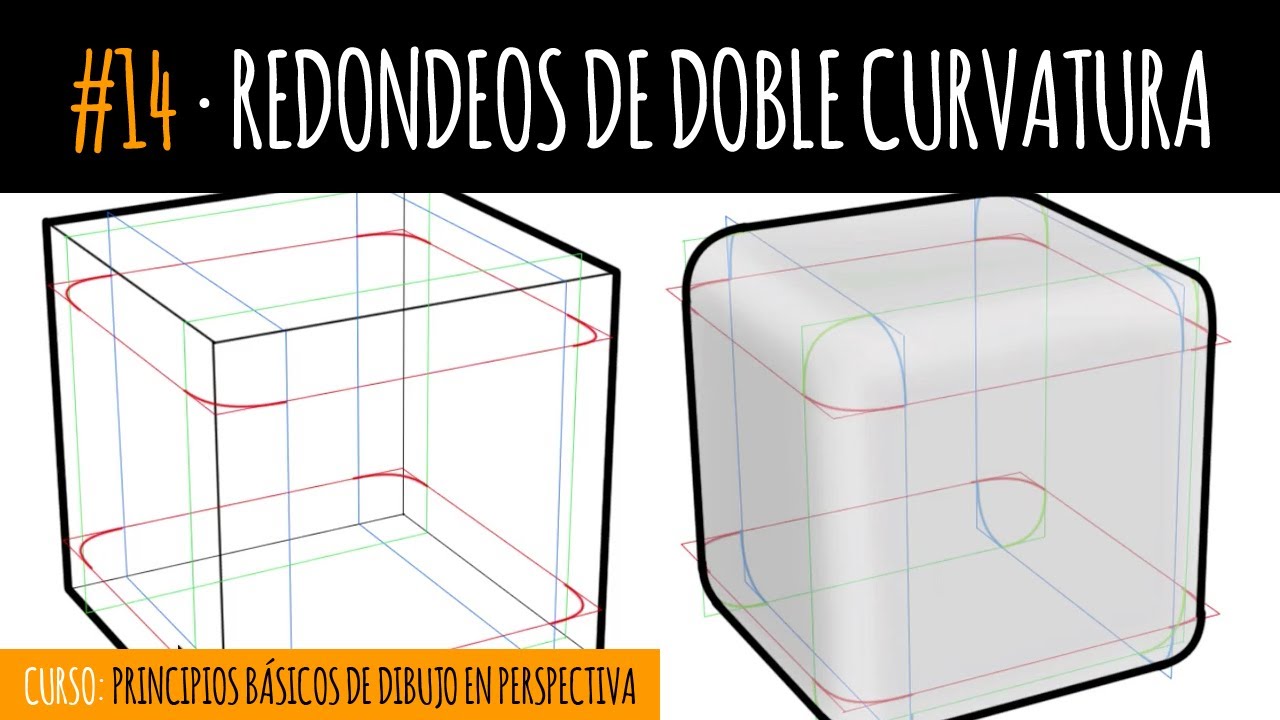 Redondeos de doble curvatura (Curso de dibujo)