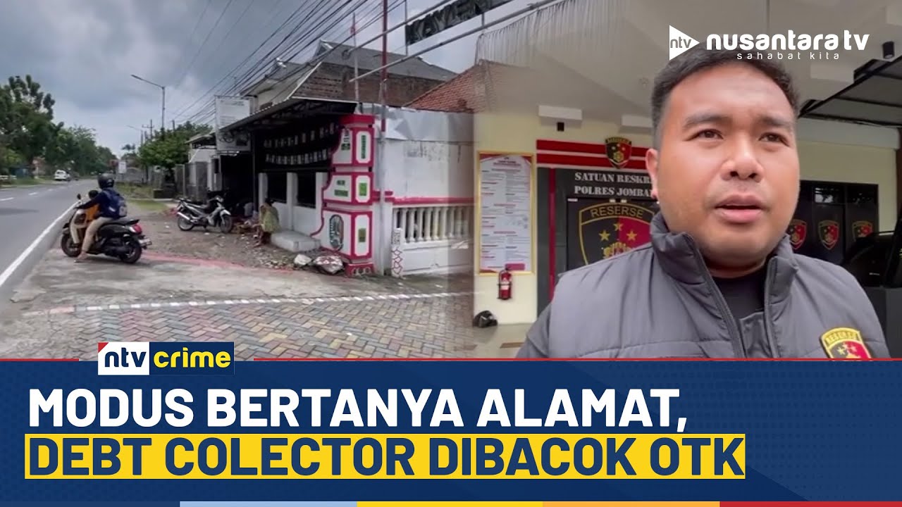 Pura-pura Bertanya Alamat, Debt Collector DIbacok Oleh OTK di Jombang Hingga Luka Parah | NTV CRIME