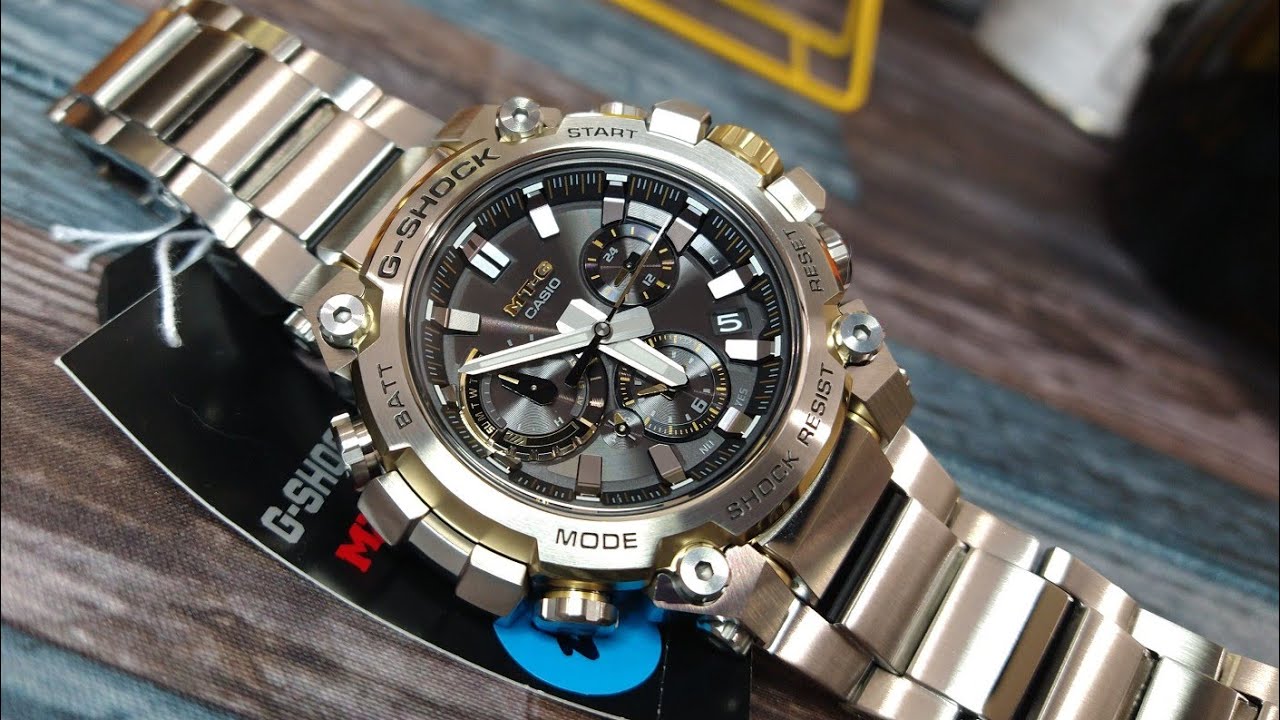 G-Shock MTGB3000D-1A9 Dual Core Guard Silver Gold