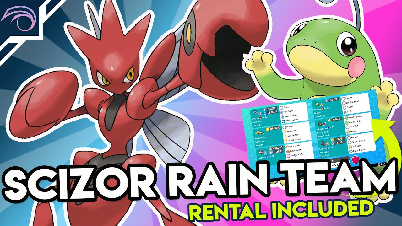 SERIES 9 RAIN SCIZOR TEAM VGC 2021 Competitive Pokemon Sword and Shield