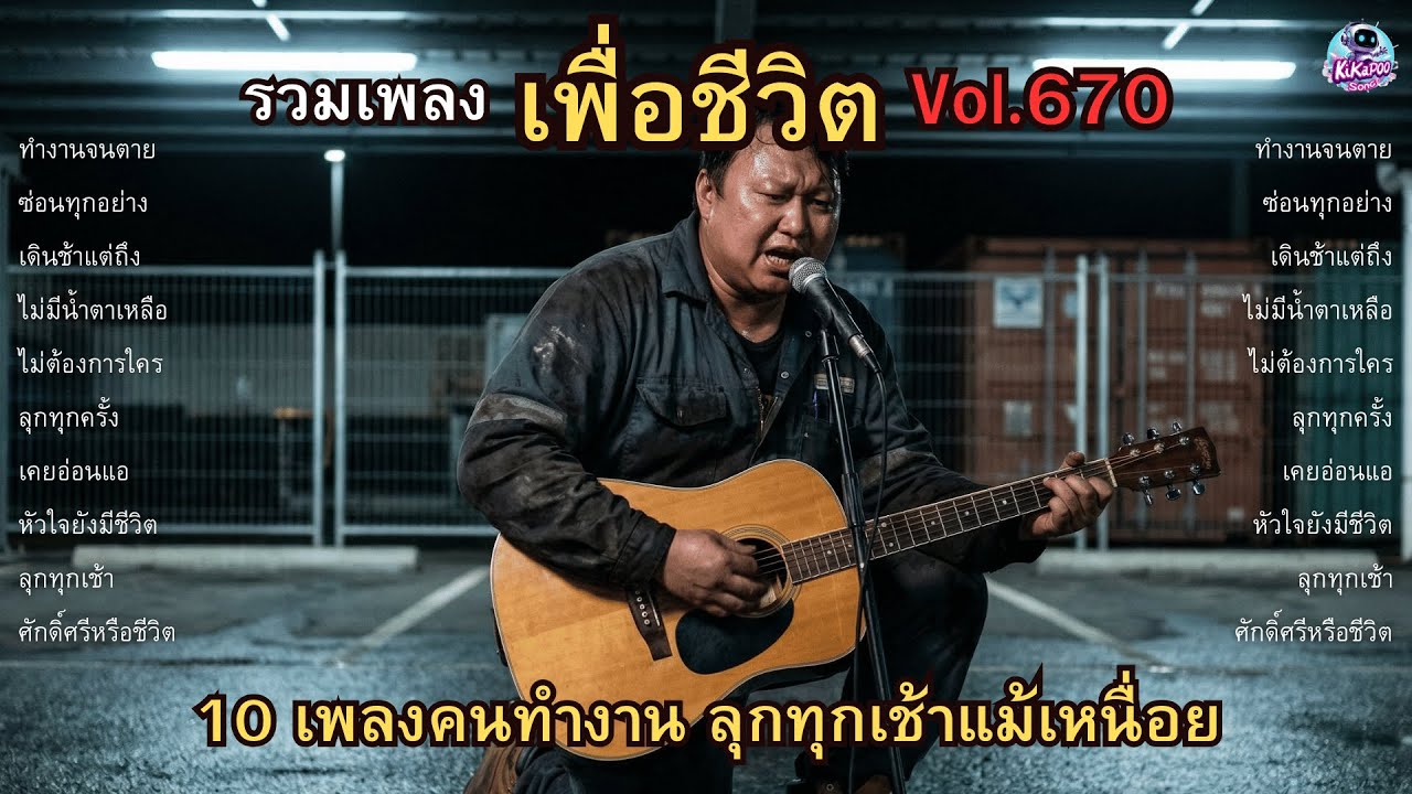 รวมเพลงเพื่อชีวิต Vol.670 💪 ทำงานจนตาย | 10 เพลงคนทำงาน ลุกทุกเช้าแม้เหนื่อย (2026)