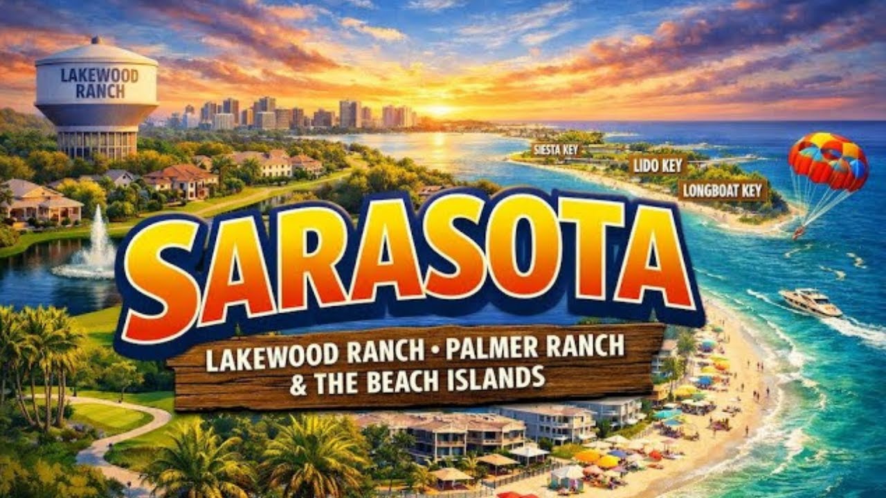 SARASOTA, FLORIDA | 4K Cinematic Drone Film (Barrier Islands + Inland Neighborhoods)