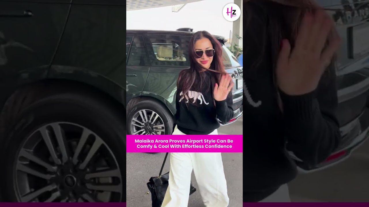 Malaika Arora Proves Airport Style Can Be Comfy & Cool With Effortless Confidence | HerZindagi