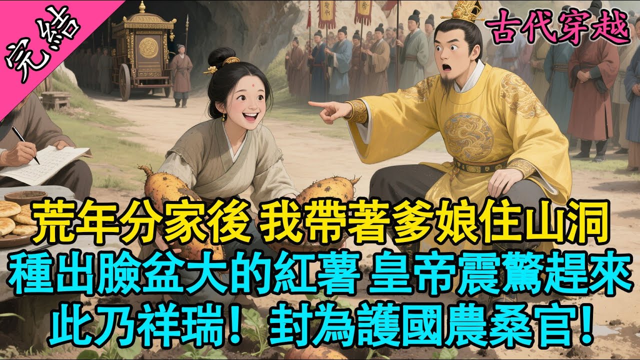 【一口氣聽完】現代農科女博士穿越成村姑？開局被極品親戚趕出家門，反手種出臉盆大的紅薯震驚皇帝！🍠🌾｜古言穿越種田爽文#穿越 #小說 #古言 #有聲書 #種田文 #異能