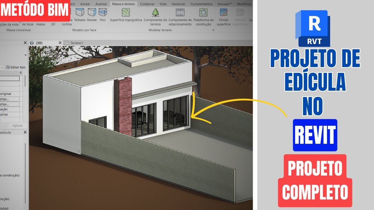 Tutorial para iniciantes de como fazer uma casa simples no REVIT [COMPLETO]