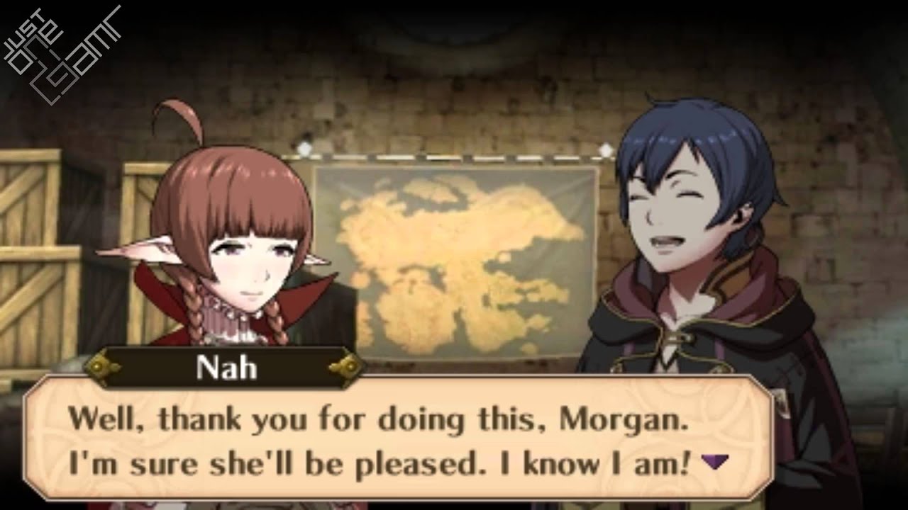 Fire Emblem Awakening - Morgan (Male) & Nah Support Conversations