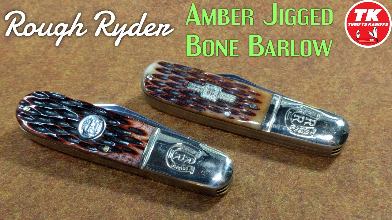 LIVE Review - Rough Ryder Amber Jigged Bone Barlow Pocket Knife RR201