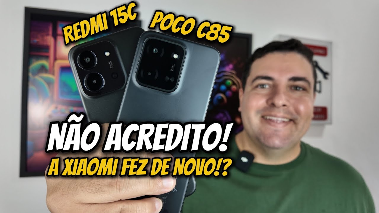 POCO C85 VS REDMI 15C - COMPARATIVO