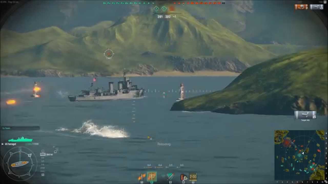 World of Warships - Farragut - Tier VI Destroyer