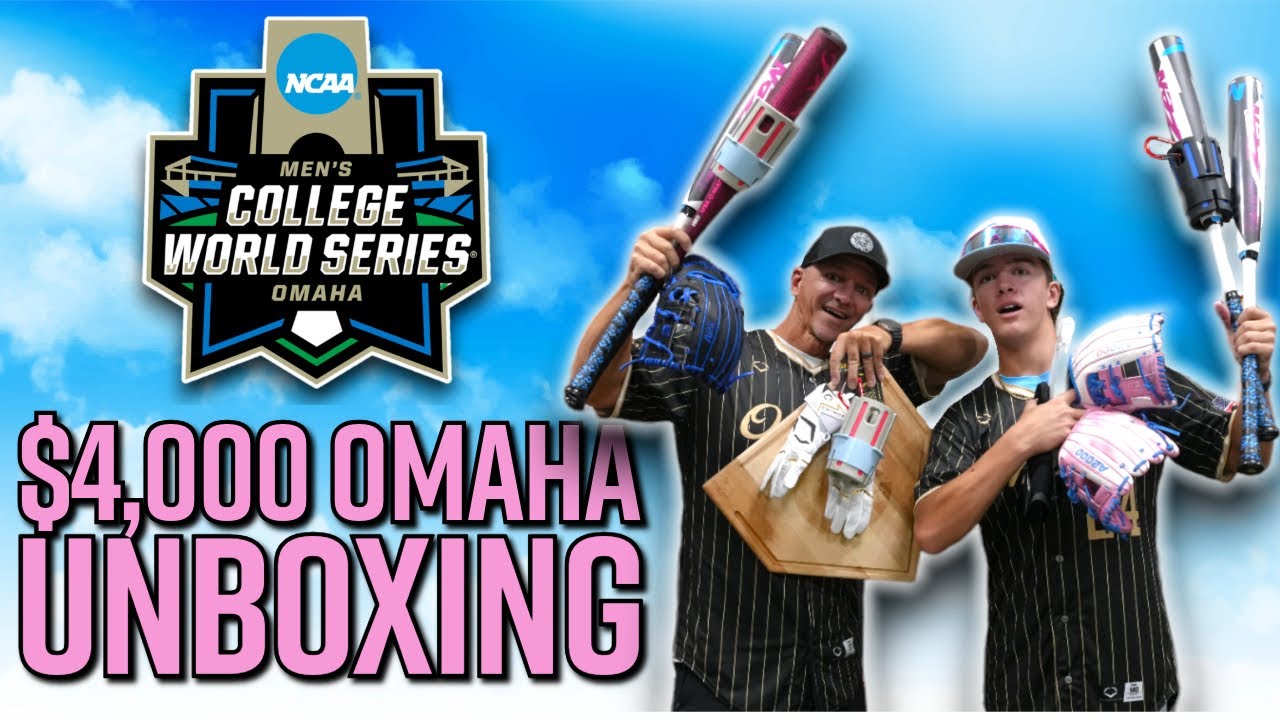 $4,000 Gear Unboxing from College World Series #giveaway #baseball