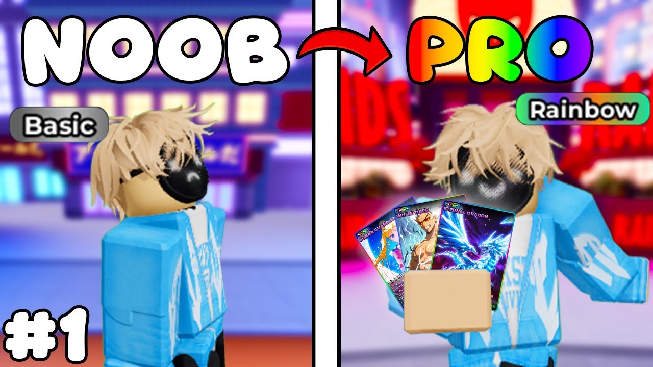 I Went From NOOB To PRO In Anime Card Clash