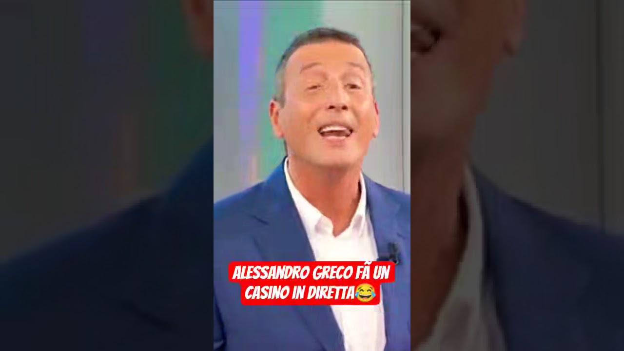 Rifacciamo, scusatemi, Alessandro Greco ferma tutto a Unomattina Estate ma in realta &egrave; in diretta