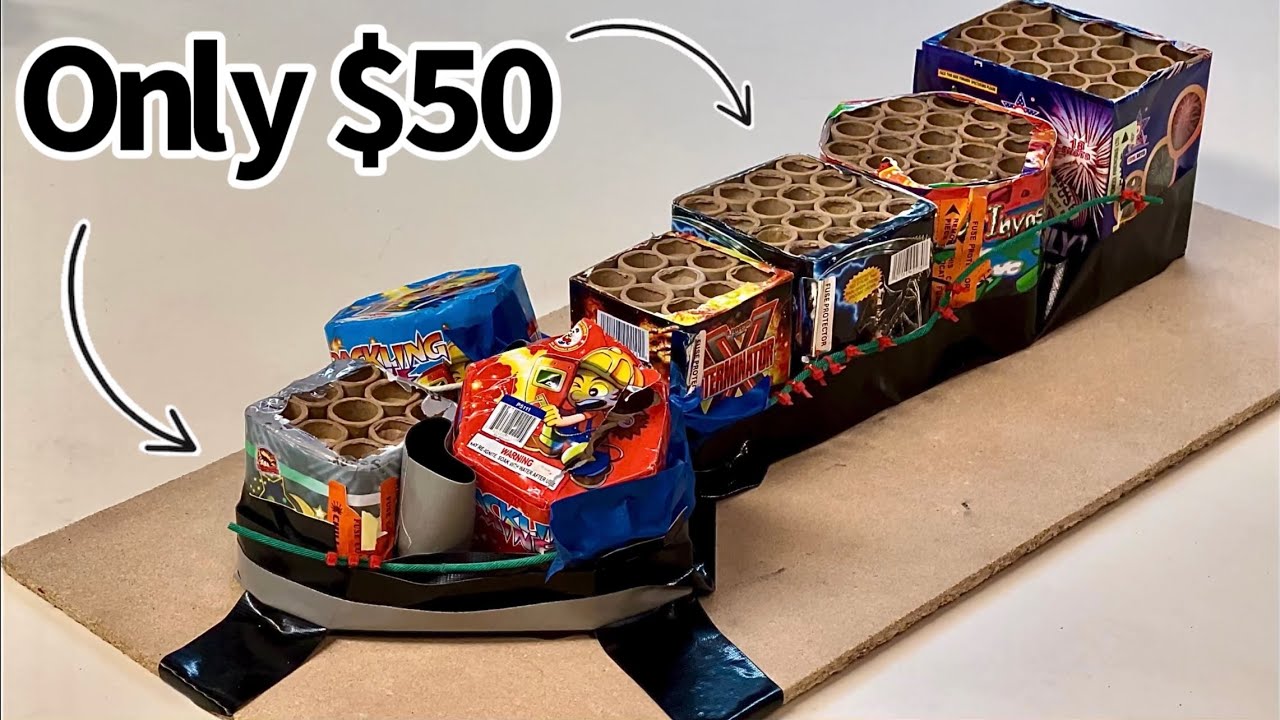 A Mini 200g Firework Cake Board! (CHEAP)