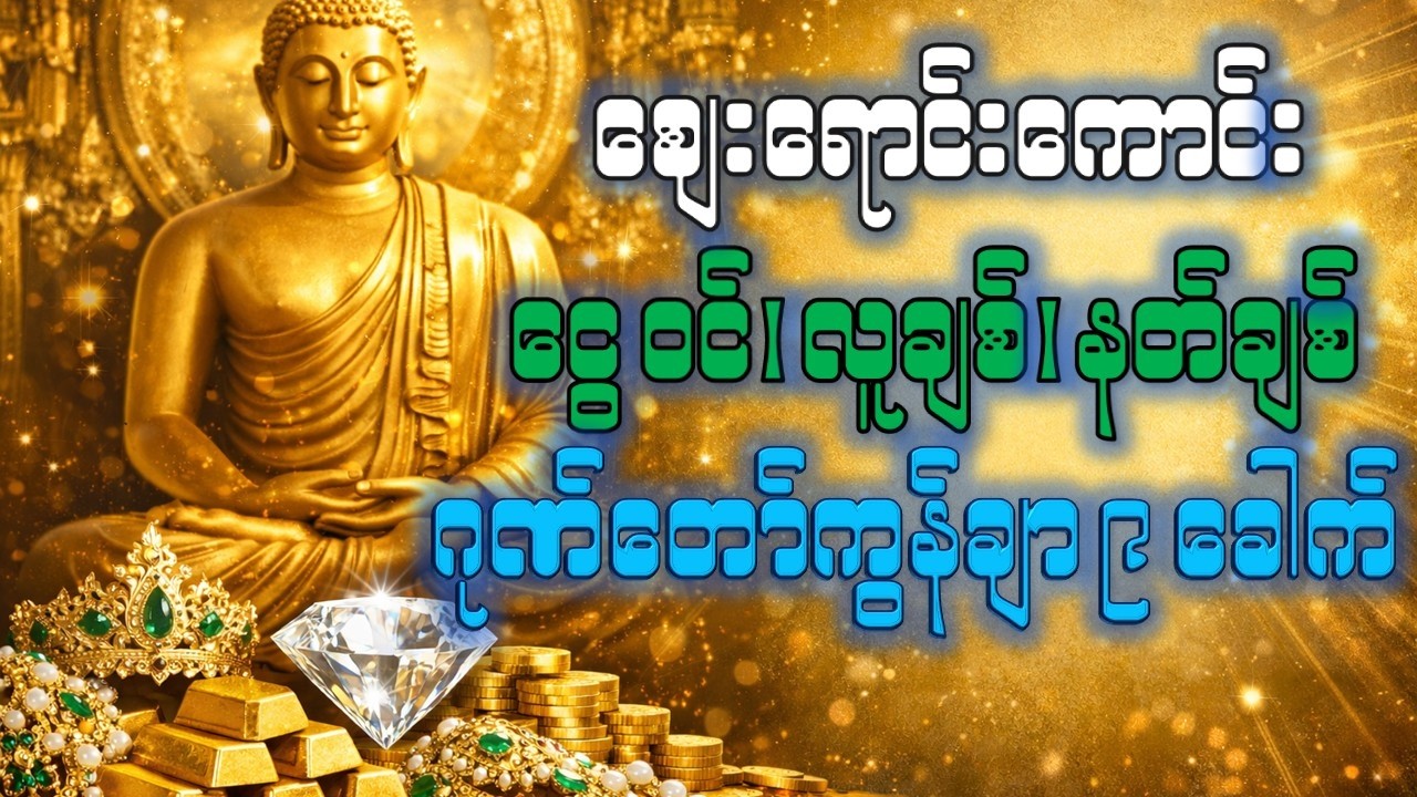ဖွင့်လေ ရွတ်လေစီးပွားတက်လေ ဂုဏ်တော်ကွန်ချာ နေ့တိုင်းဖွင့်ပါ #tayartaw #စီးပွားတက် #လာဘ်ပွင့်လာဘ်ရွင်