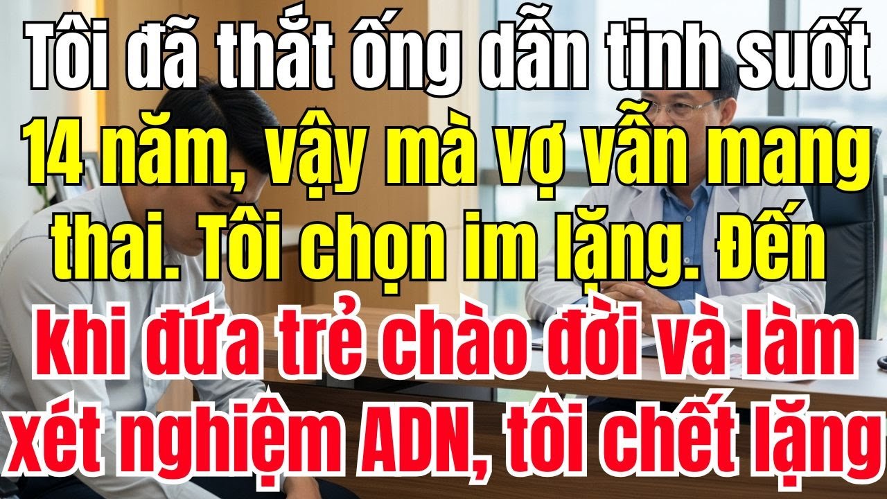 Tôi đã thắt ống dẫn tinh suốt 14 năm, vậy mà vợ vẫn mang thai. Tôi chọn im lặng. Đến khi đứa trẻ
