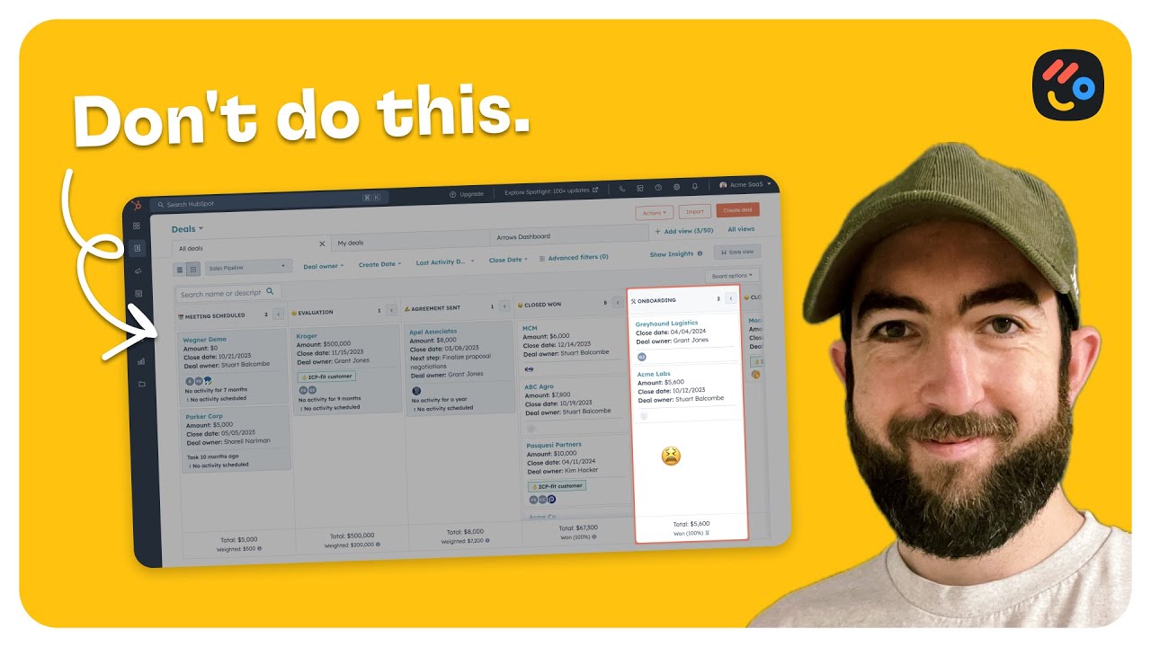 3 Mistakes To Avoid (Sales vs Onboarding Pipelines In HubSpot)