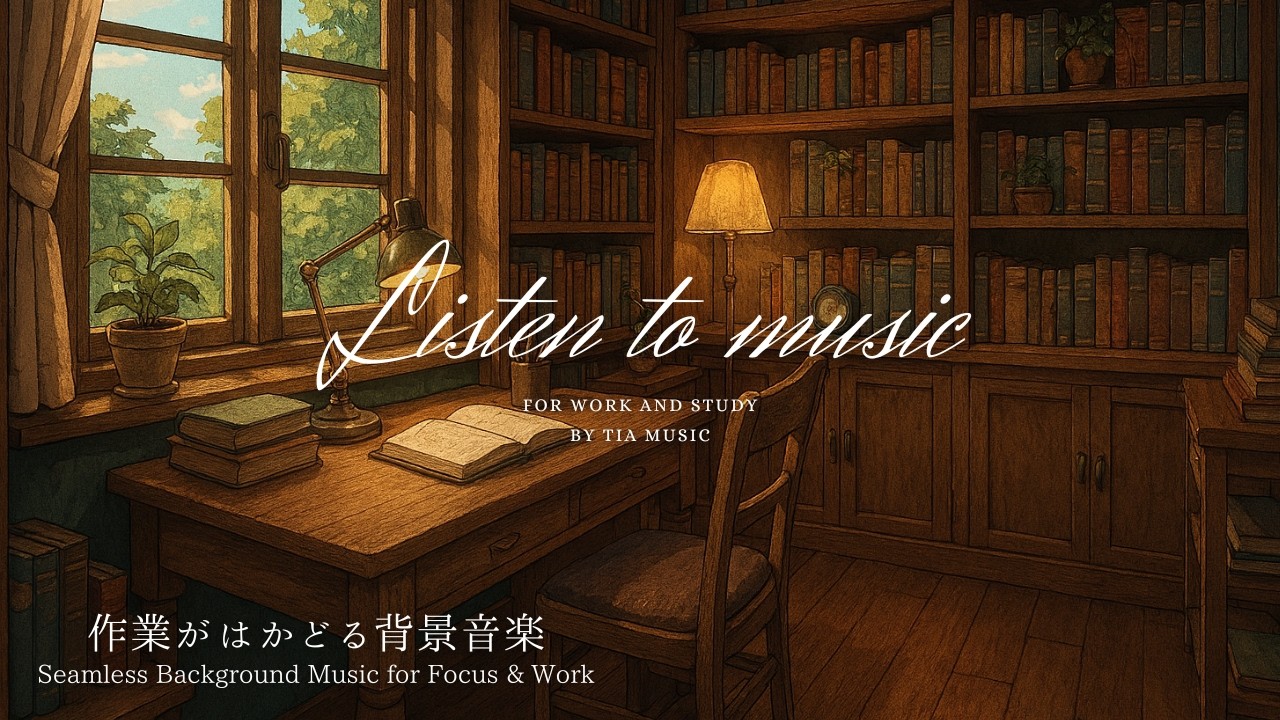 【作業用BGM】流しっぱなしOK、作業がはかどる背景音楽｜Seamless Background Music for Focus & Work