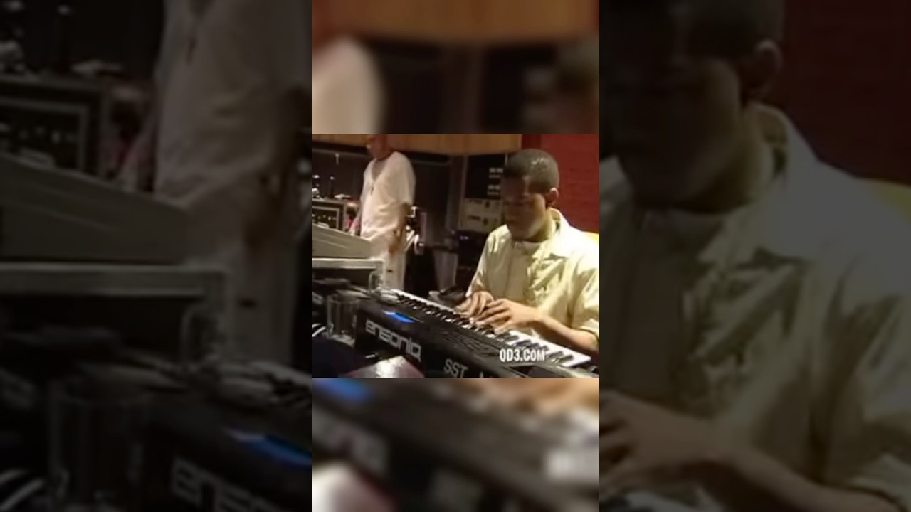 Kanye Making Beats In The Studio