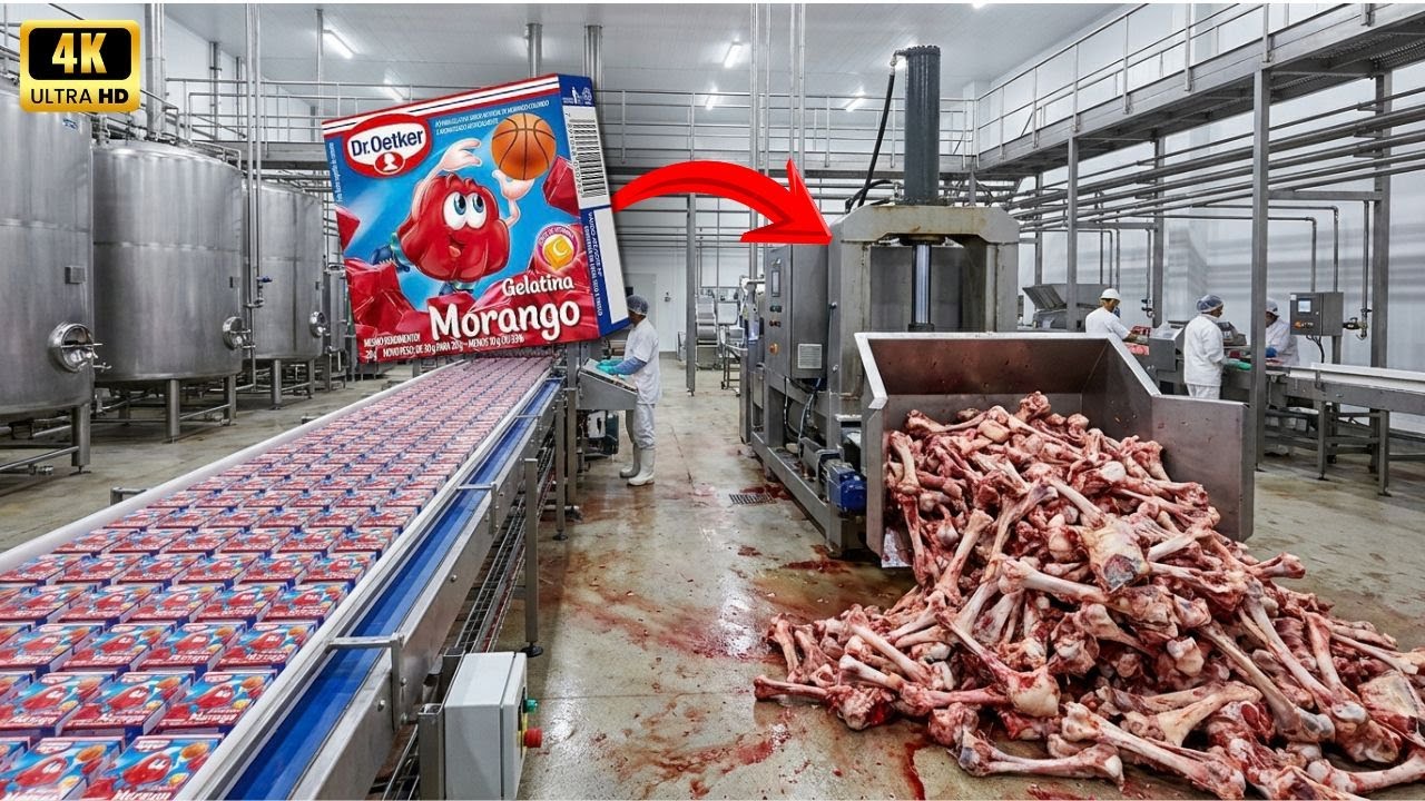 Do OSSO à SOBREMESA - Você Não Imagina Como a Gelatina é Feita