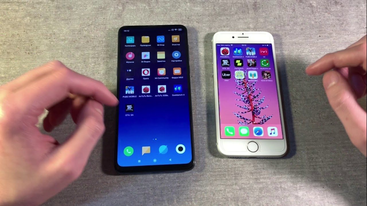 Xiaomi Mi Mix 3 vs iPhone 8