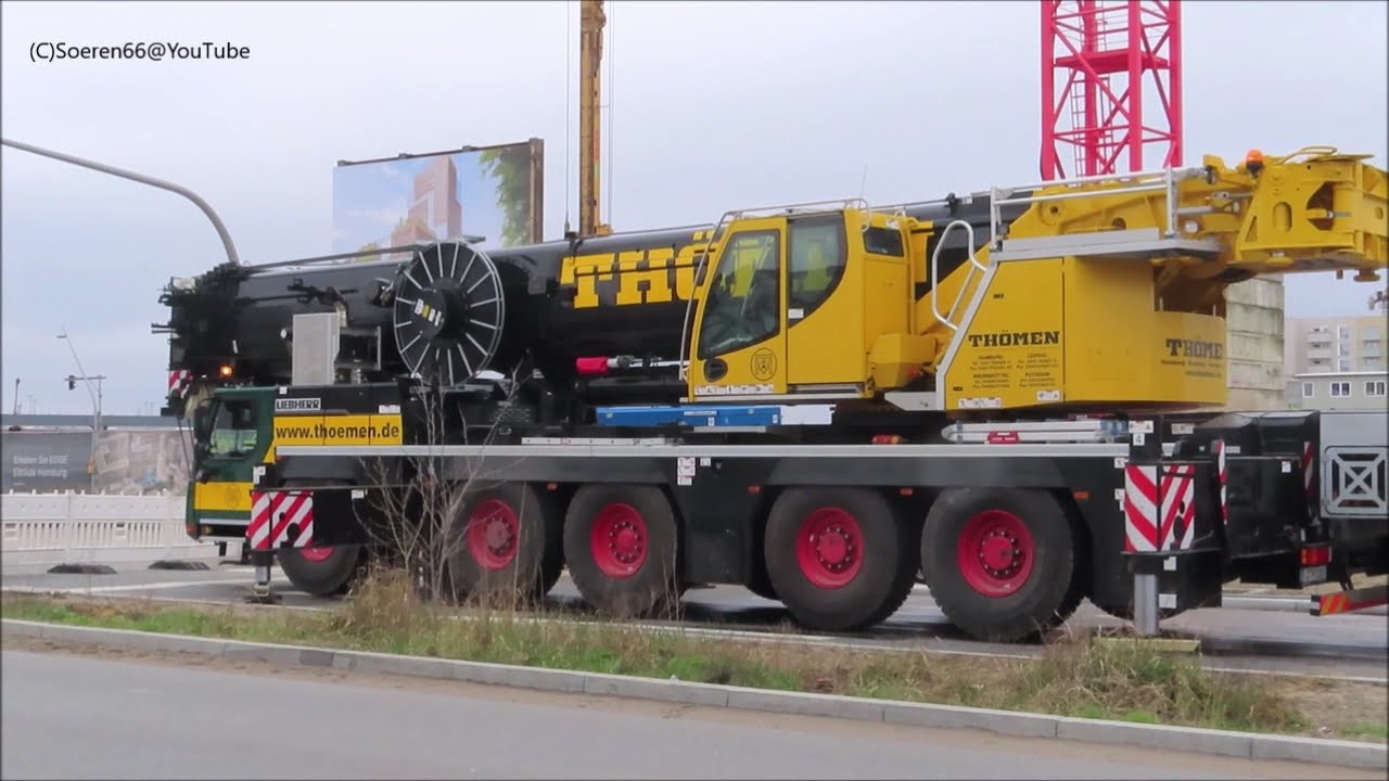 Soeren66 -  LIEBHERR LTM 1230-5.1 von THÖMEN bei der Montage eines WOLFF 235 B, Teil 2