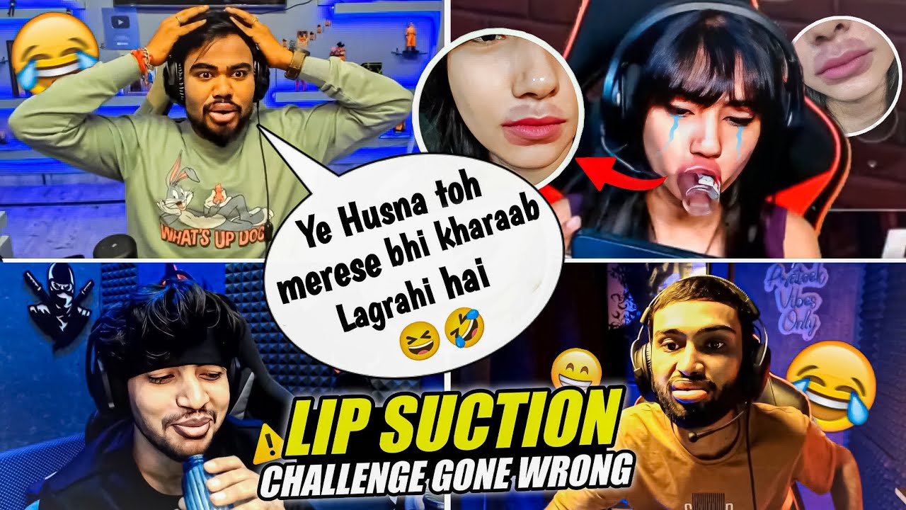 Indian Girl Gamer Tries KYLIE LIP CHALLENGE | Husna YT