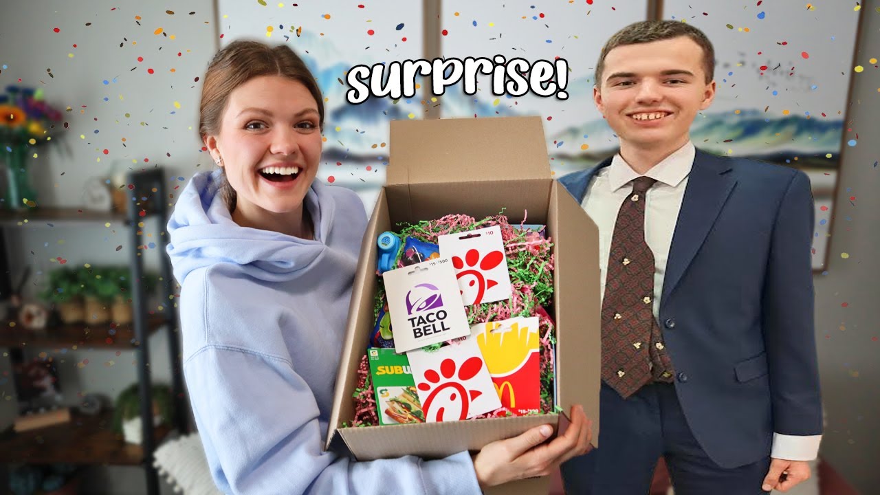 Surprising My Missionary Brother with an Easter Package!